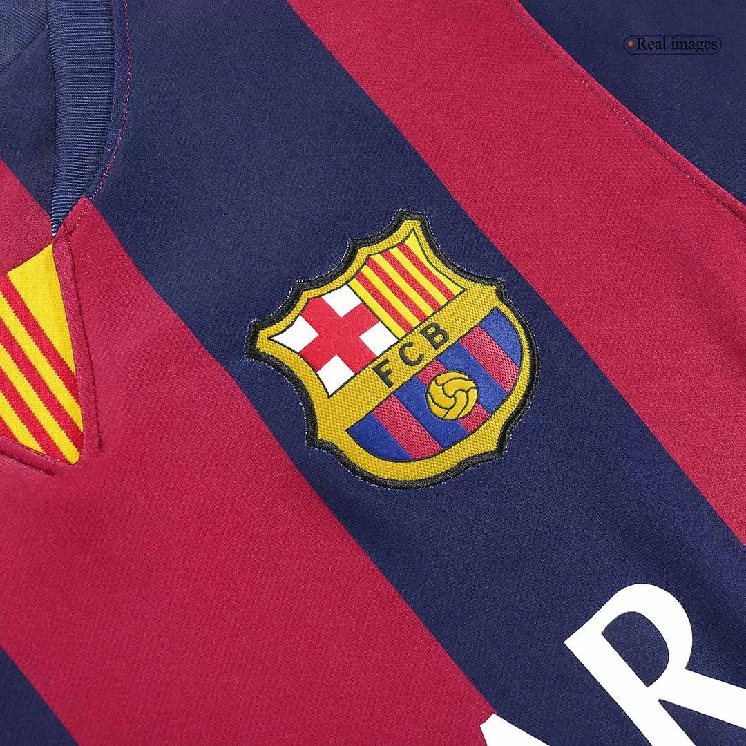 NEYMAR JR #11 Barcelona Retro Jersey Home Soccer Shirt 2014/15