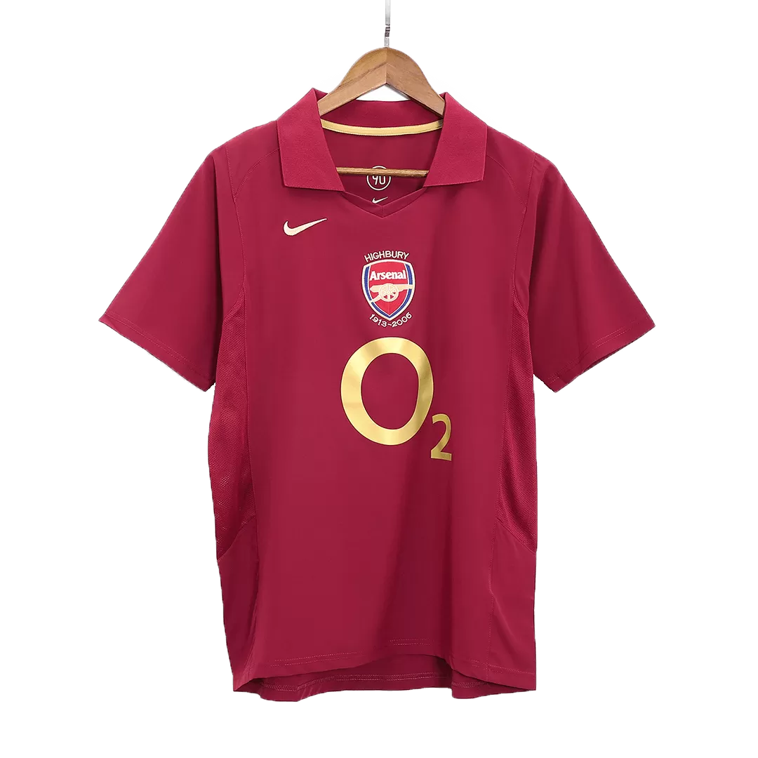 HENRY 14 Arsenal Retro Jersey Home Soccer Shirt 2005 06 GOATKITSHOP