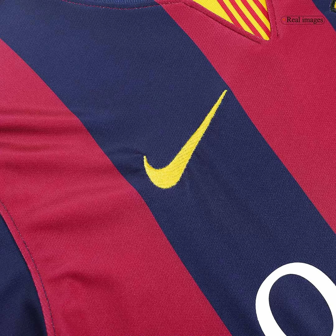 NEYMAR JR #11 Barcelona Retro Jersey Home Soccer Shirt 2014/15