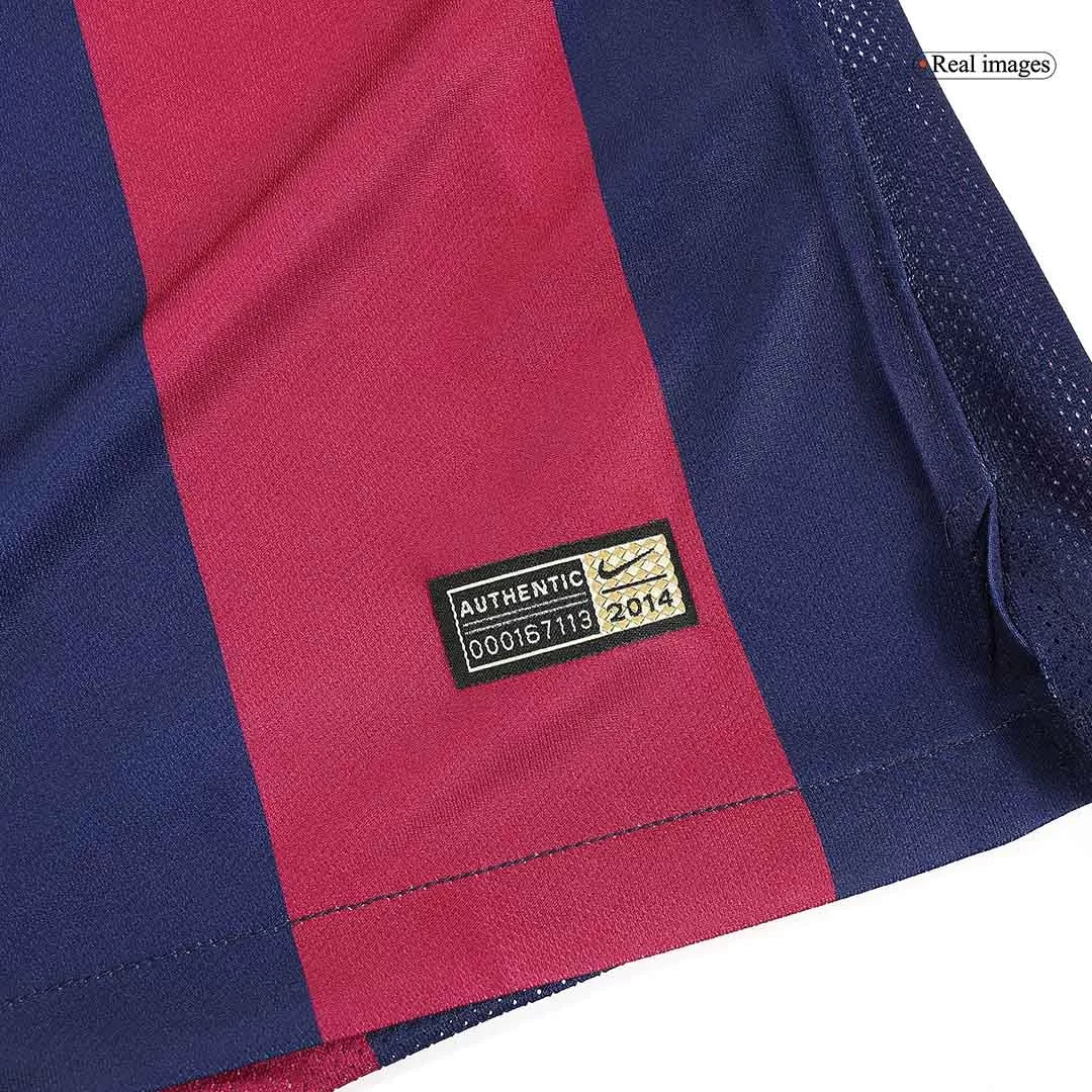 NEYMAR JR #11 Barcelona Retro Jersey Home Soccer Shirt 2014/15