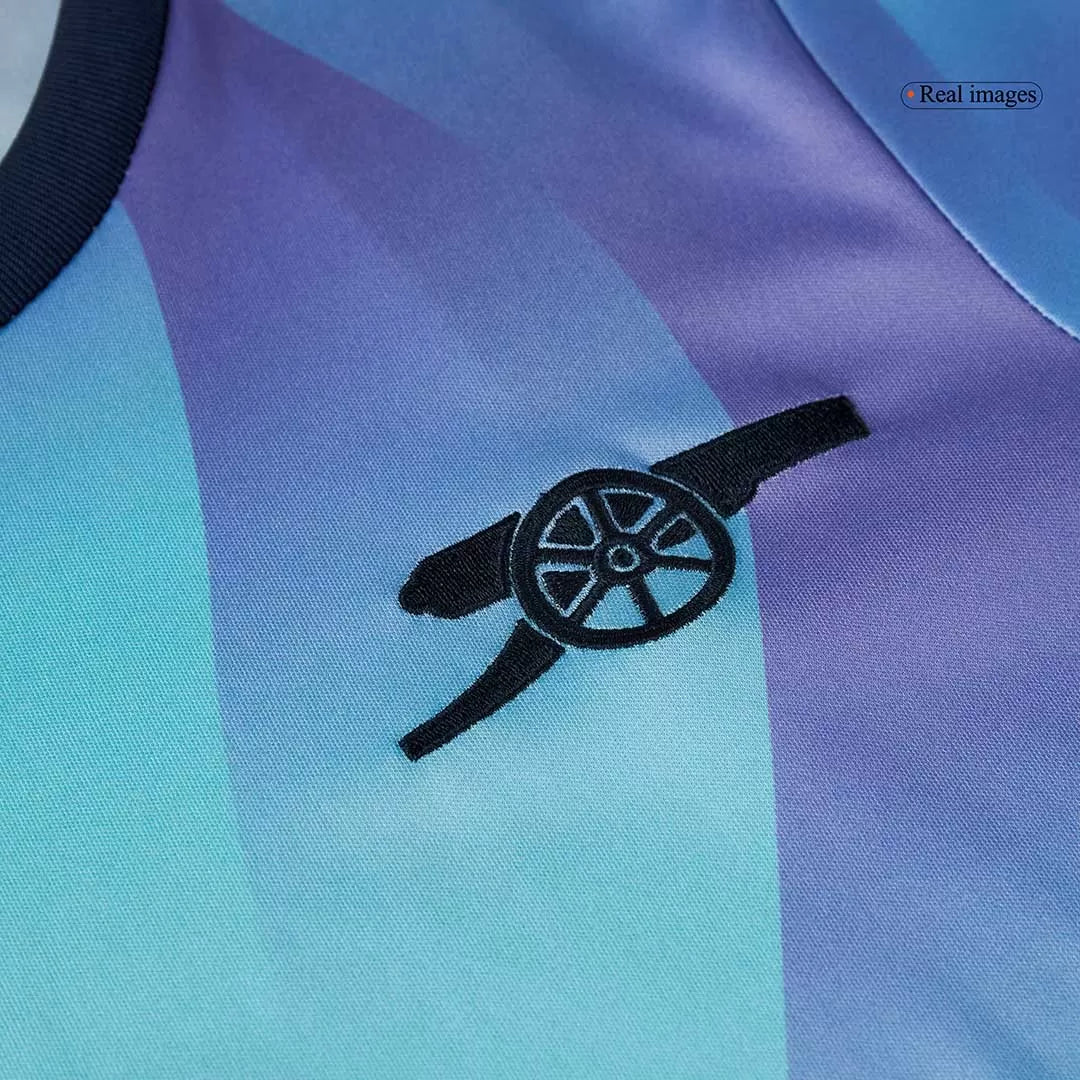 Kids Arsenal Third Away Soccer Kits 2024/25