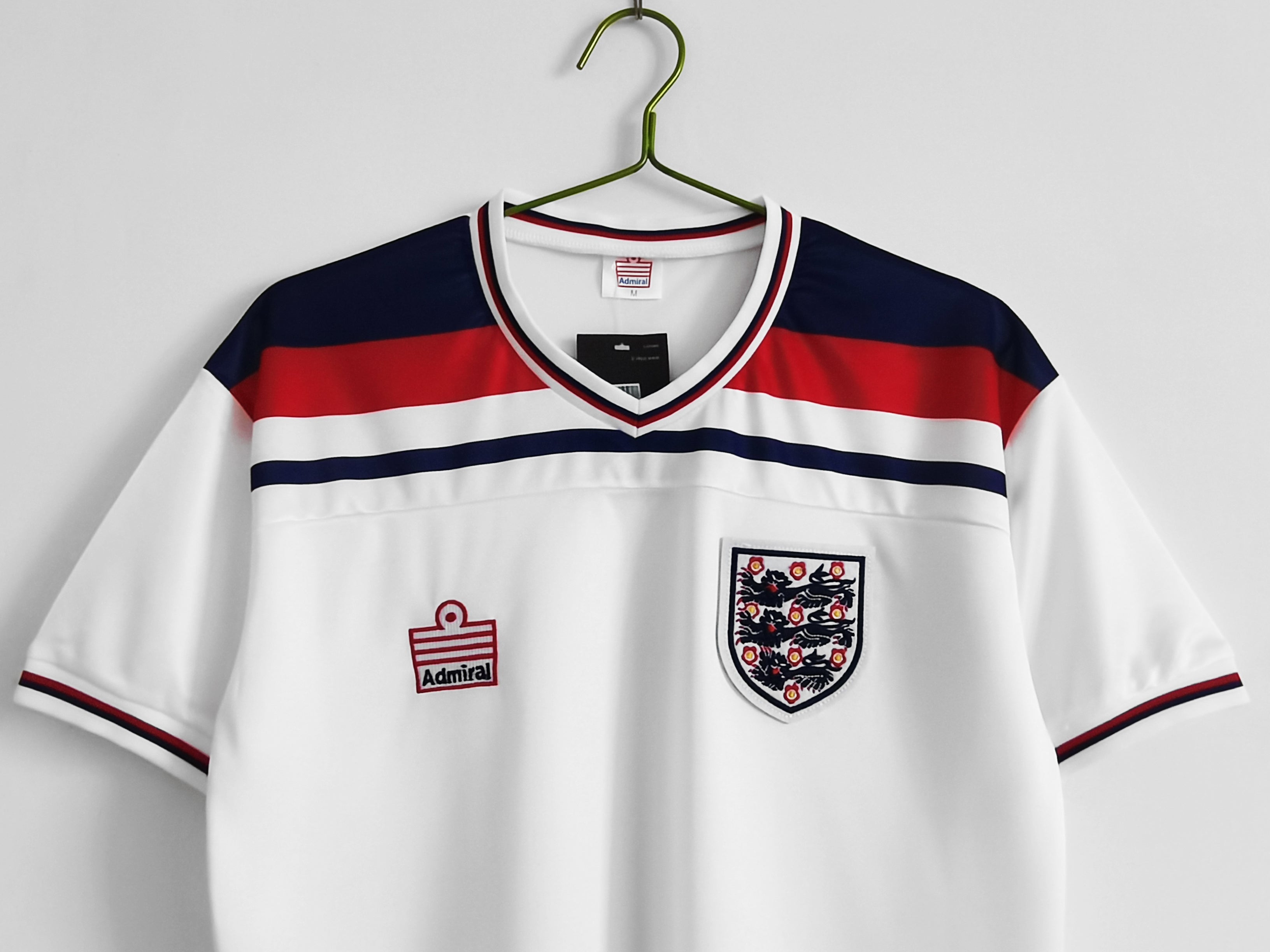 1982 England home retro jersey