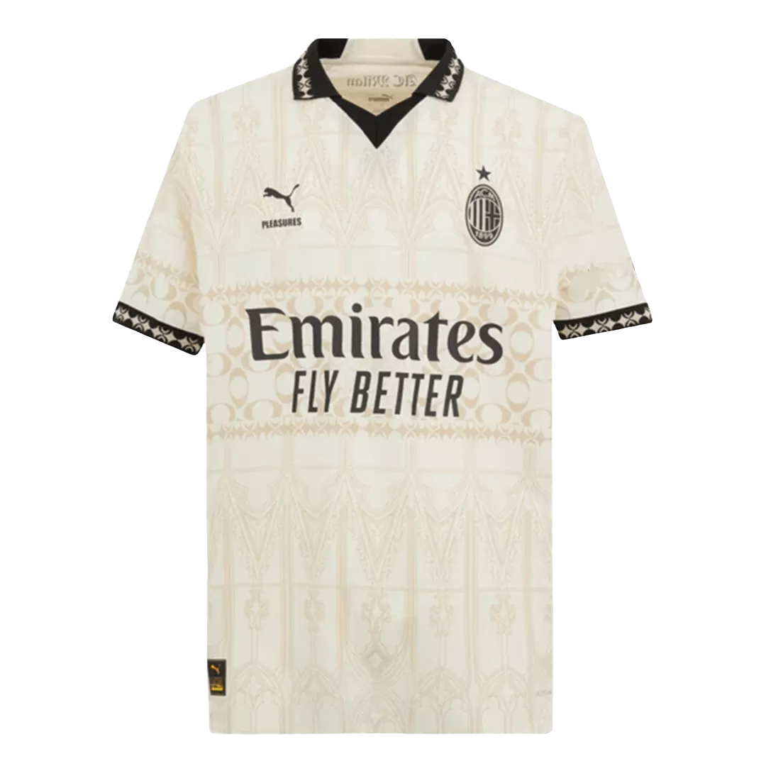 Authentic AC MILAN X PLEASURES Fourth Away Shirt 2023/24 – LIGHT VERSION