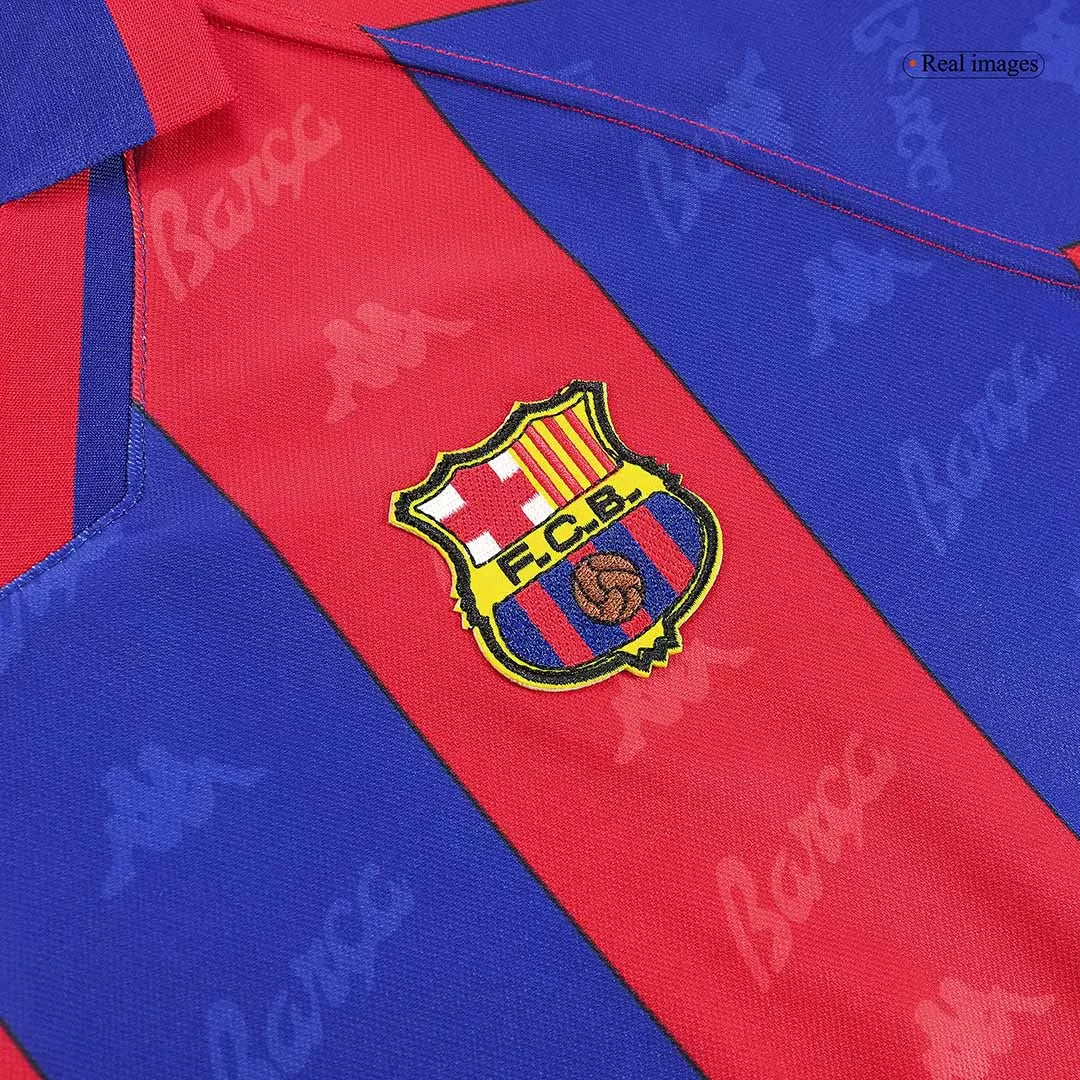 Barcelona Retro Jersey Home Soccer Shirt 1996/97