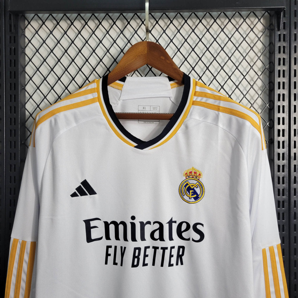 23-24 Real Madrid Home Long Sleeve