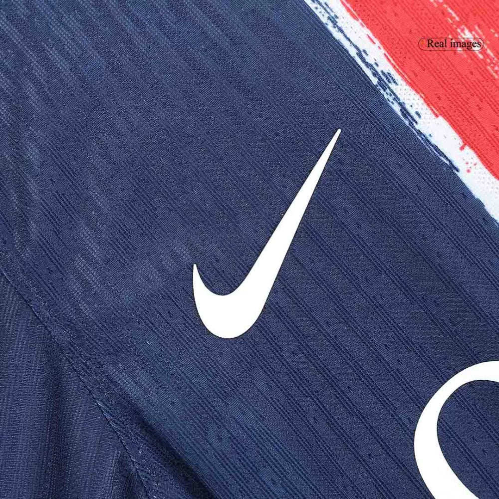 CHAMPIONS #25 PSG Home Authentic Soccer Jersey 2024/25 - CHAMPIONS OF EUROPE
