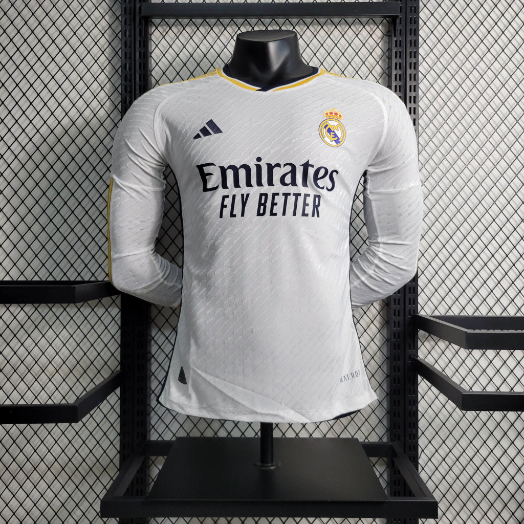 23-24 Player Los Blancos Home Long Sleeve