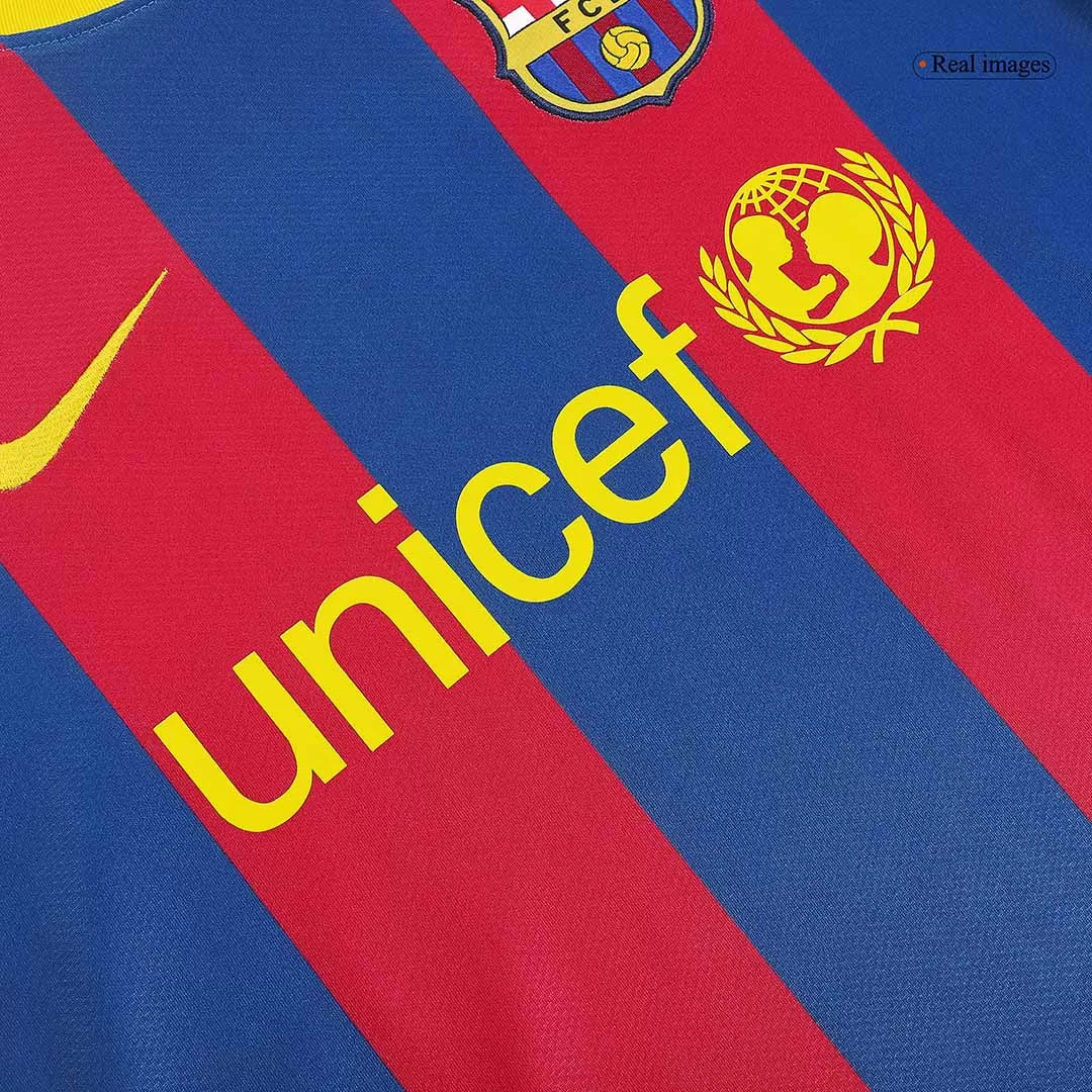 Barcelona Retro Jersey Home Soccer Shirt 2010/11