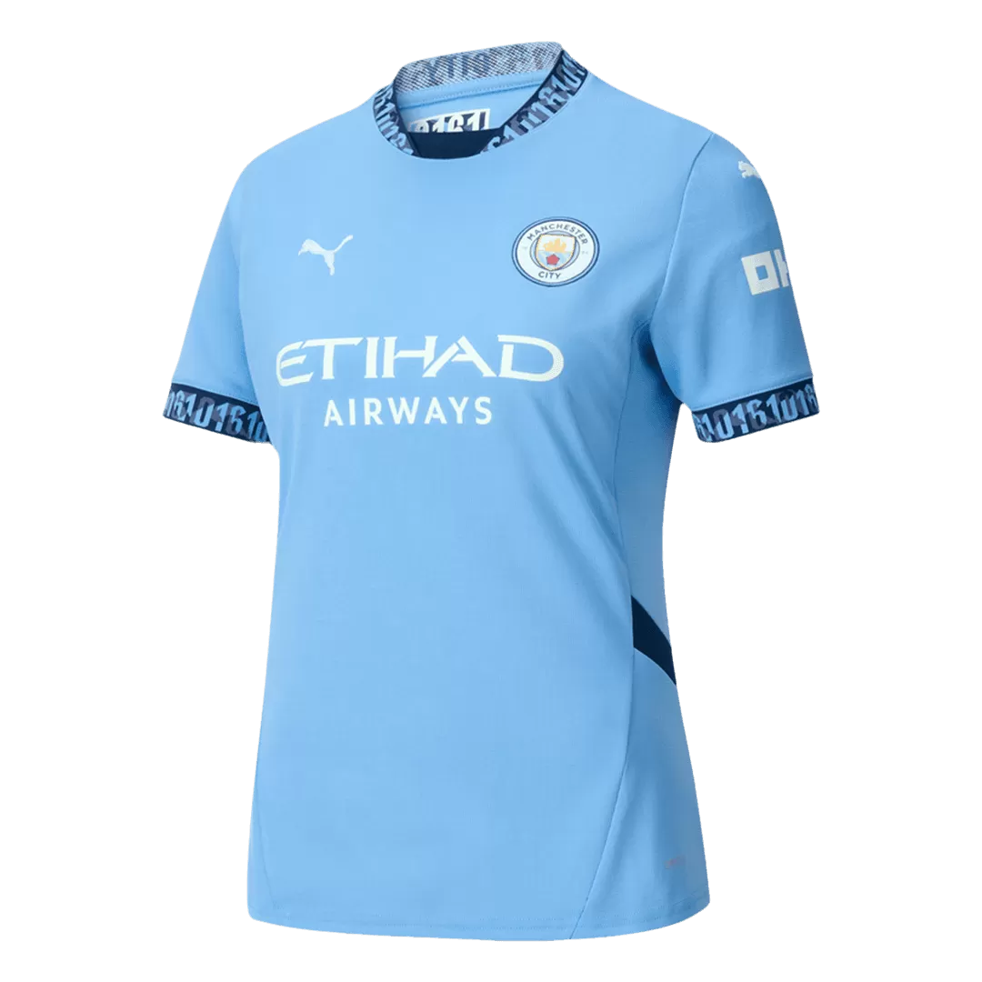 Manchester City Soccer Jersey Home Women's Shirt 2024/25