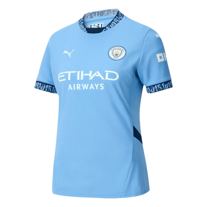 Manchester City Soccer Jersey Home Women's Shirt 2024/25