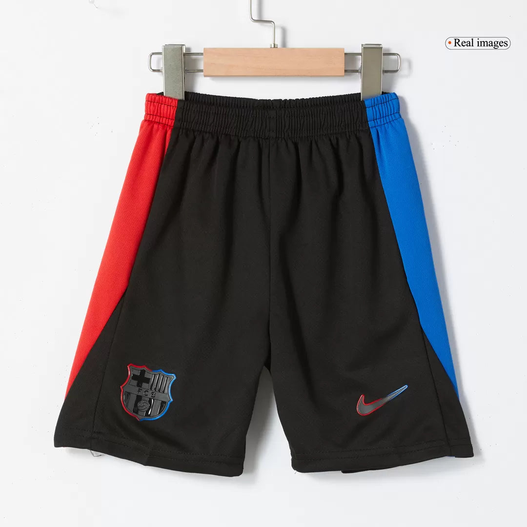 Kids Barcelona Custom Away Soccer Kits 2024/25