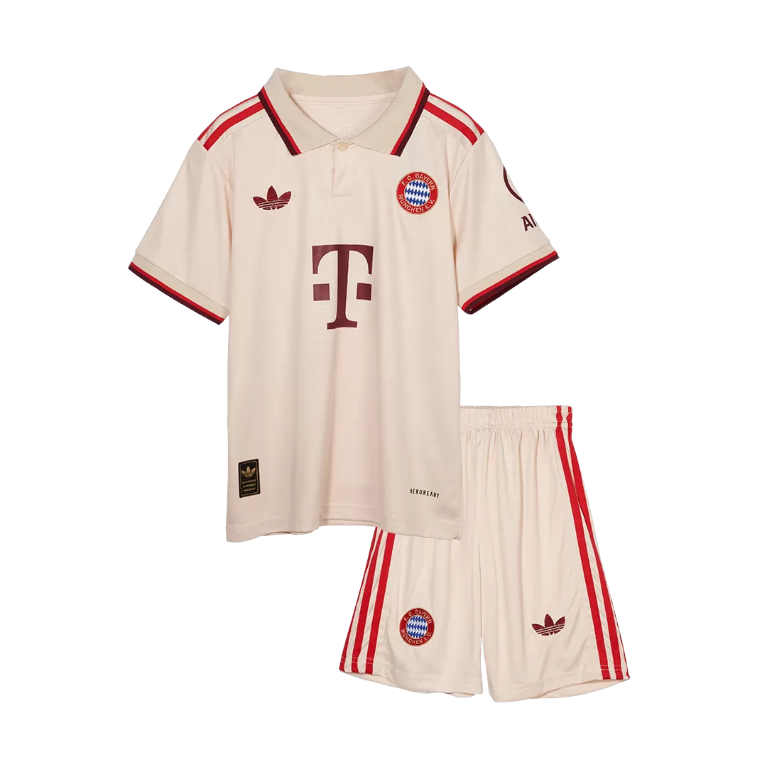 Kids Bayern Munich Third Away Soccer Kits 2024/25 UCL