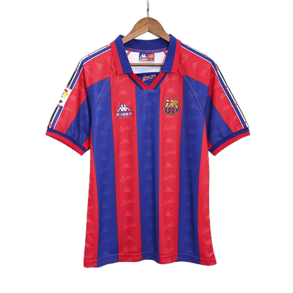 Barcelona Retro Jersey Home Soccer Shirt 1996/97