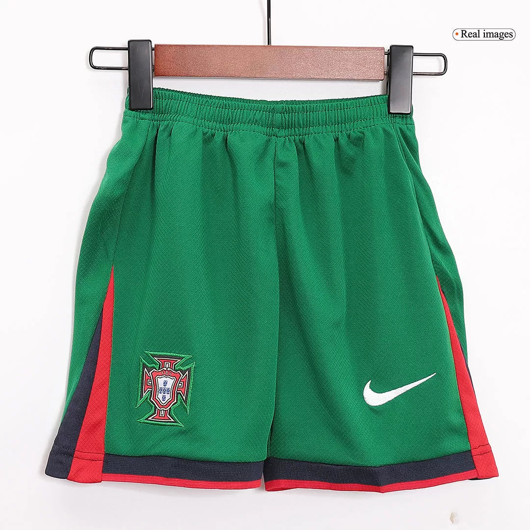 Kids Portugal Home Soccer Kits 2024