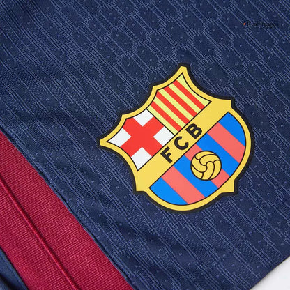 Authentic Barcelona Soccer Short Custom Home 2024/25