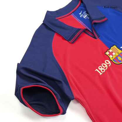 Barcelona Retro Jersey Home Soccer Shirt 1999/00