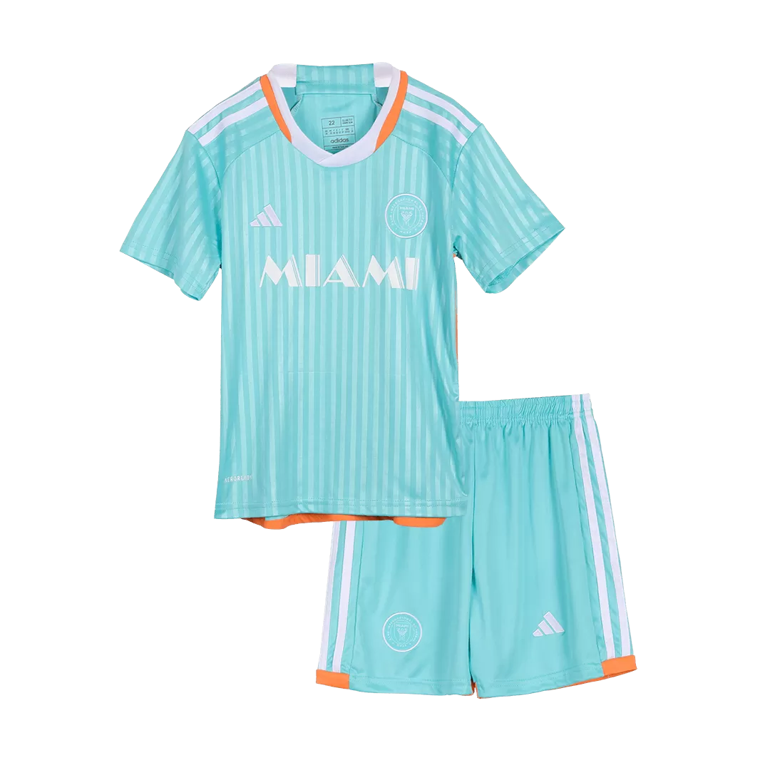 Kids Inter Miami CF Third Away Soccer Kits 2024