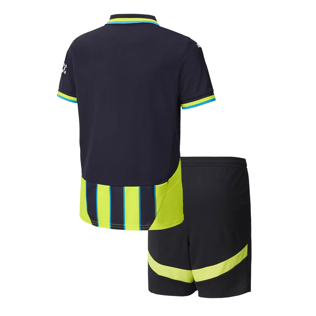 Kids Manchester City Away Soccer Kits 2024/25