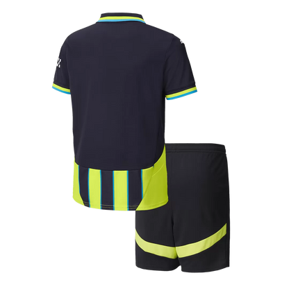 Kids Manchester City Away Soccer Kits 2024/25