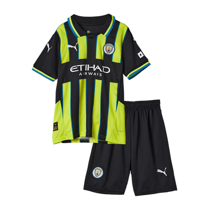 Kids Manchester City Away Soccer Kits 2024/25