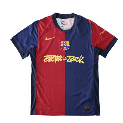 Authentic Barcelona Home Shirt 2024/25 TRAVIS SCOTT