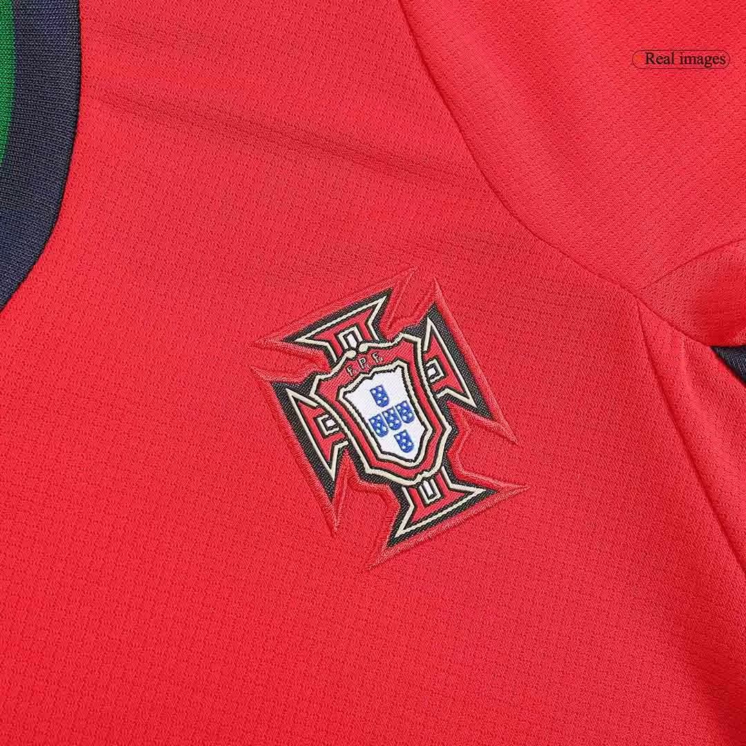 Kids Portugal Home Soccer Kits 2024