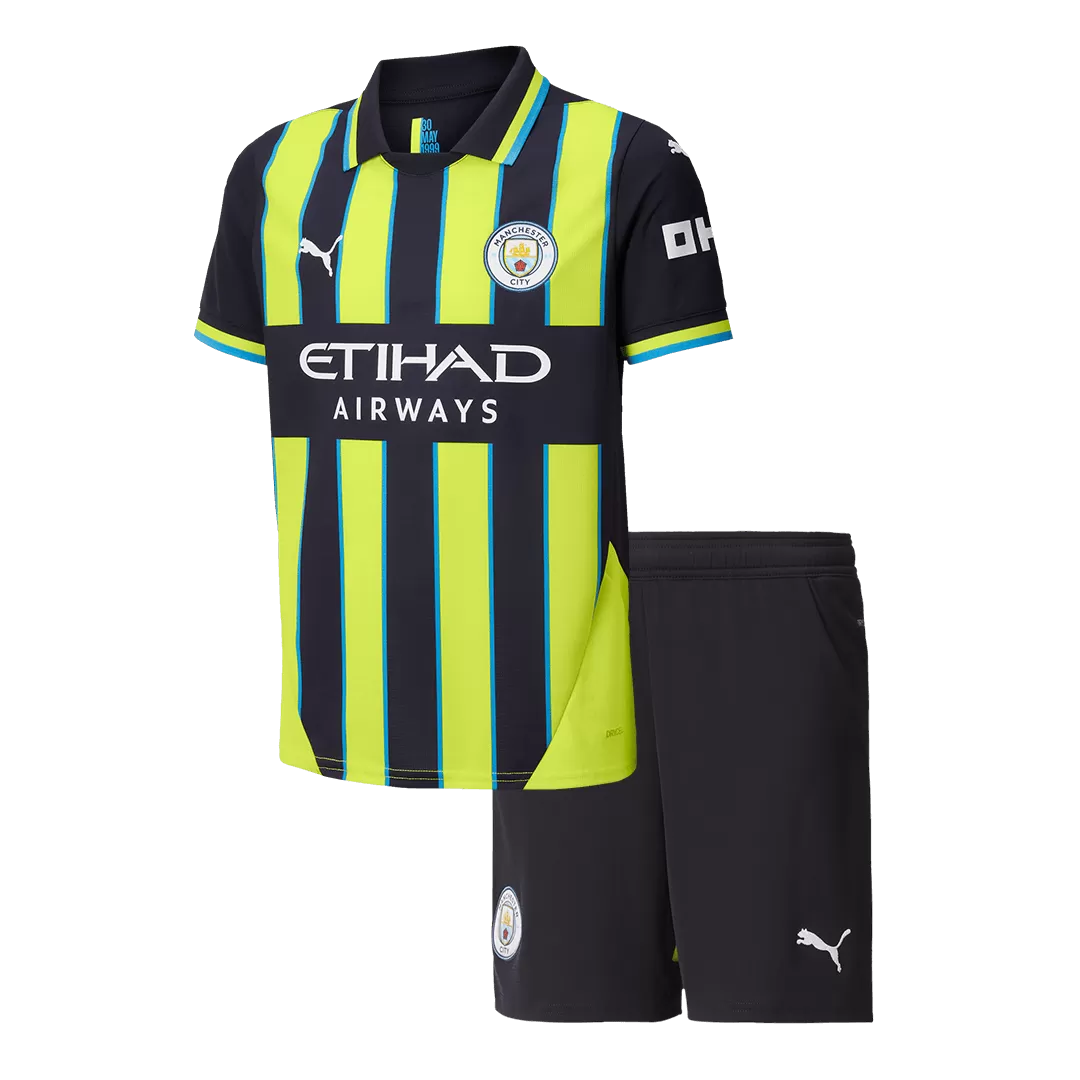 Kids Manchester City Away Soccer Kits 2024/25