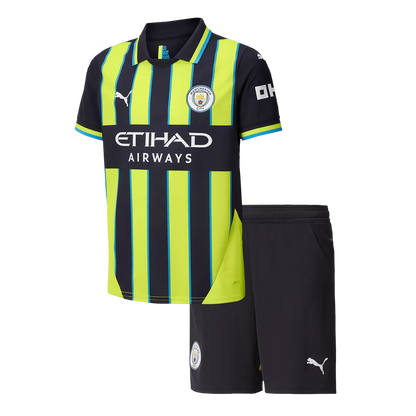 Kids Manchester City Away Soccer Kits 2024/25