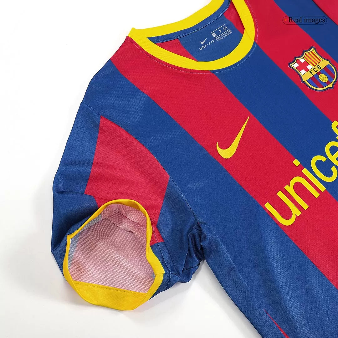 Barcelona Retro Jersey Home Soccer Shirt 2010/11