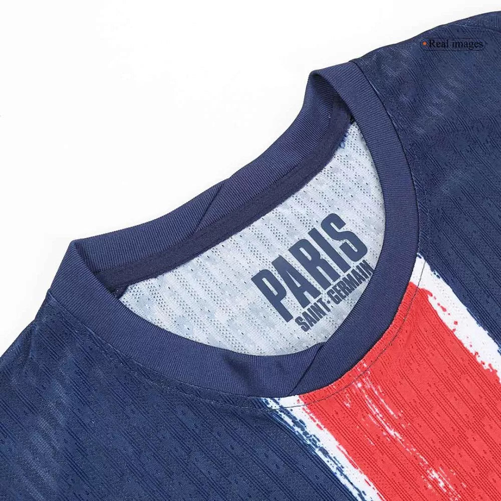 CHAMPIONS #25 PSG Home Authentic Soccer Jersey 2024/25 - CHAMPIONS OF EUROPE