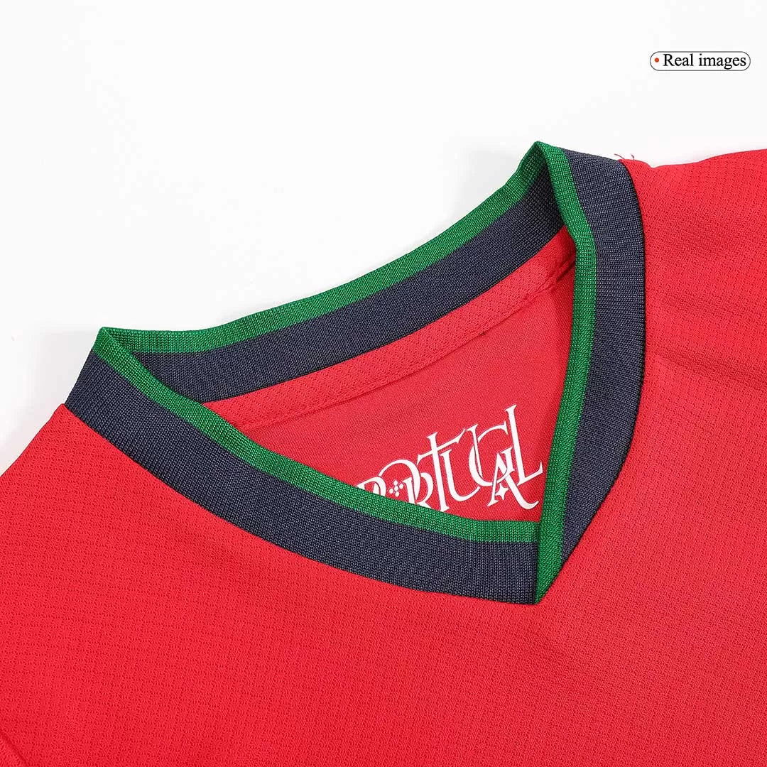 Kids Portugal Home Soccer Kits 2024