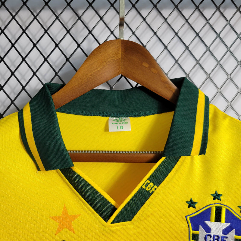 Retro 1993/94 Brazil Home