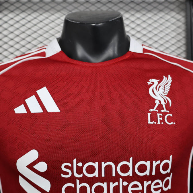 Authentic Soccer Jersey Reds Home Shirt 2025/26 Long Sleeve