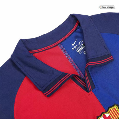 Barcelona Retro Jersey Home Soccer Shirt 1999/00