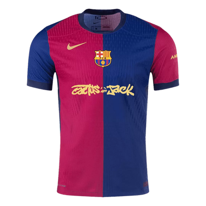 Authentic Barcelona Home Shirt 2024/25 TRAVIS SCOTT