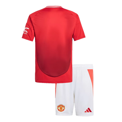 Kids Manchester United Home Soccer Kits 2024/25