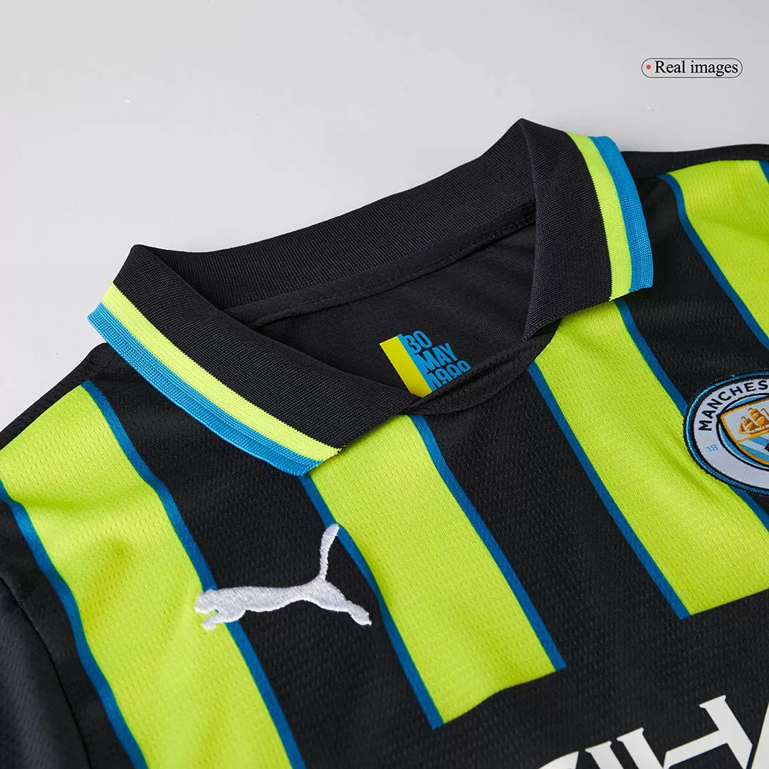 Kids Manchester City Away Soccer Kits 2024/25