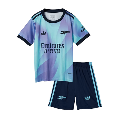 Kids Arsenal Third Away Soccer Kits 2024/25