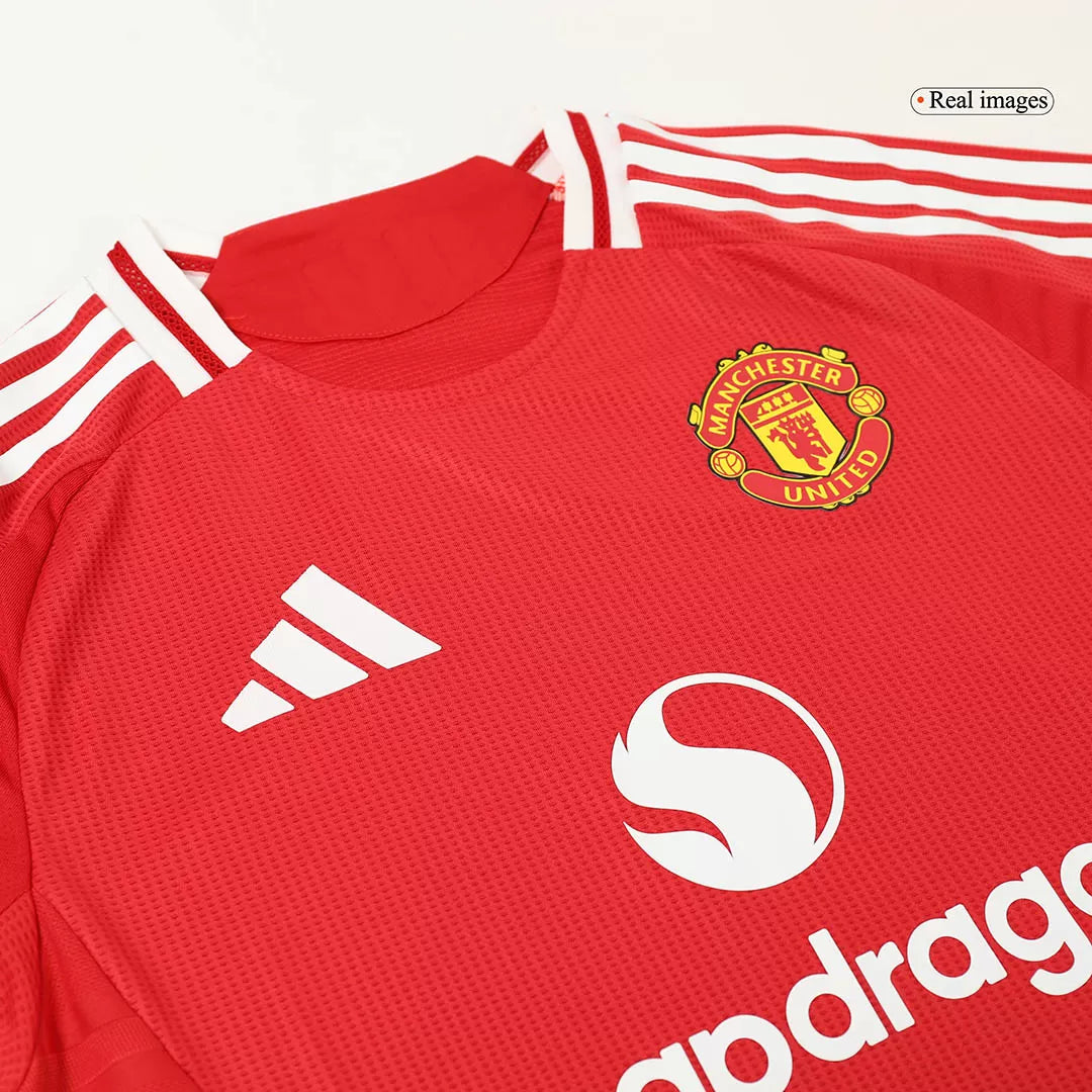 Authentic Manchester United Home Shirt 2024/25