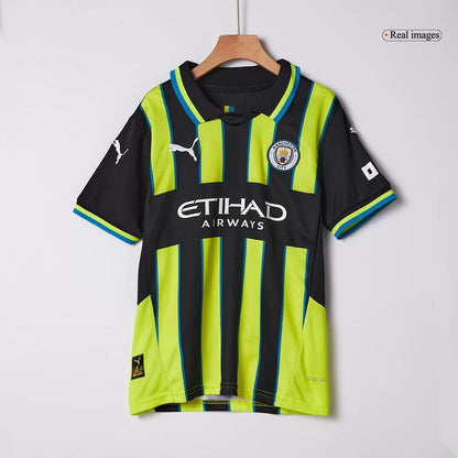 Kids Manchester City Away Soccer Kits 2024/25