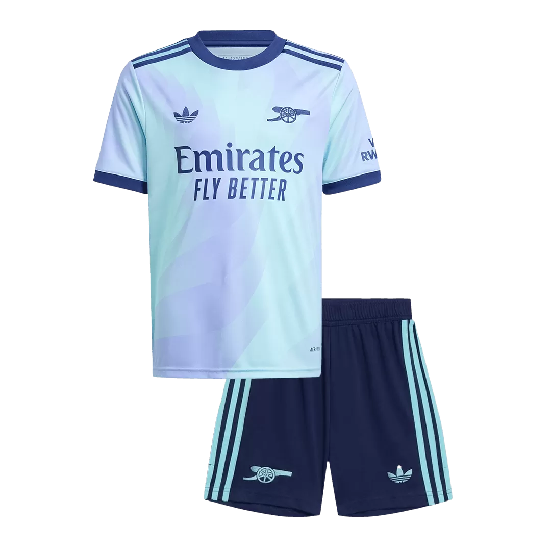 Kids Arsenal Third Away Soccer Kits 2024/25