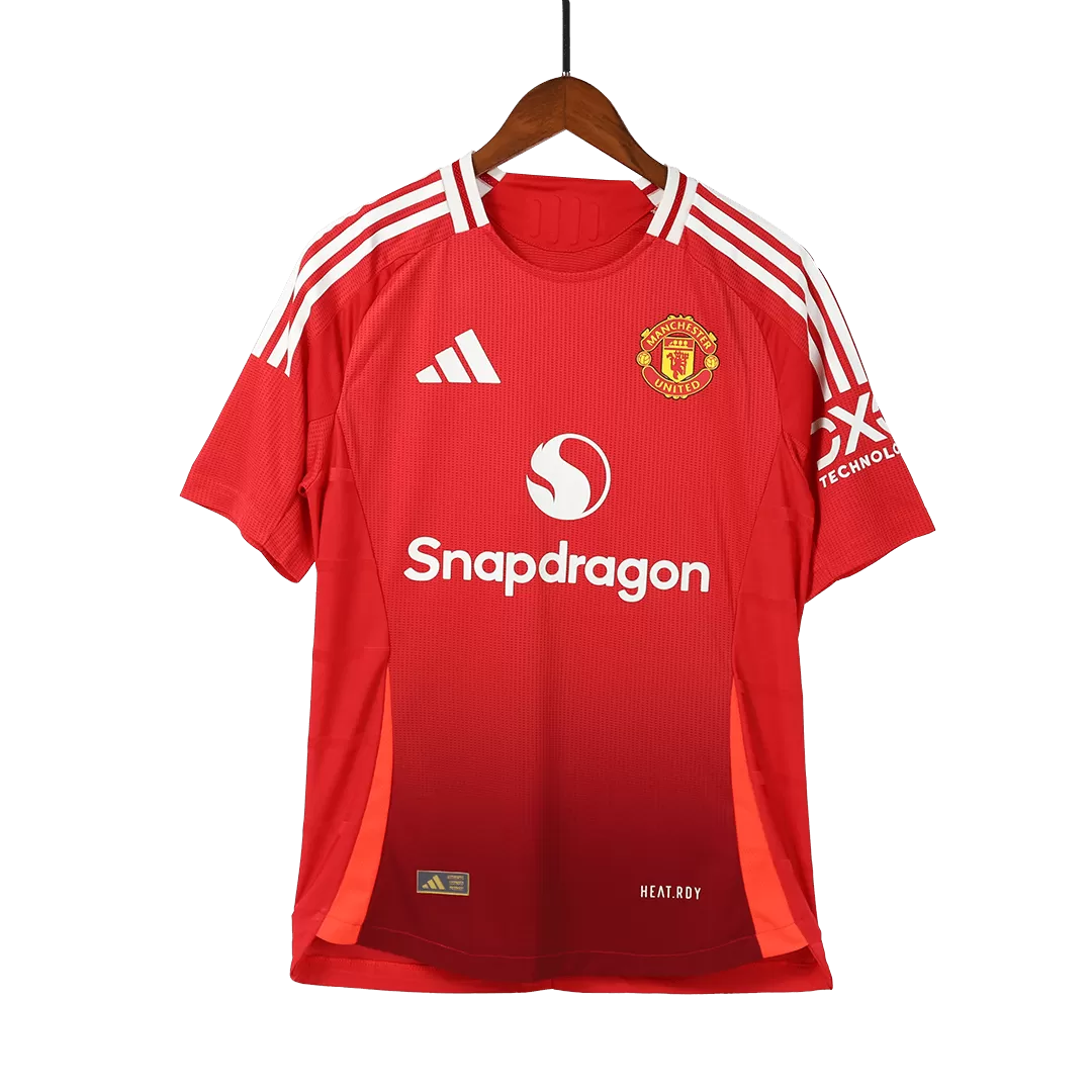 Authentic Manchester United Home Shirt 2024/25