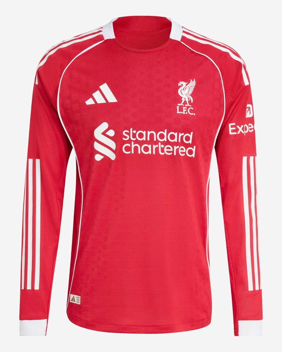 Authentic Soccer Jersey Reds Home Shirt 2025/26 Long Sleeve